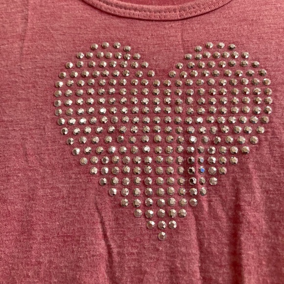 Sofi Girls Pink Heart Dress, size 5 - Picture 2 of 4